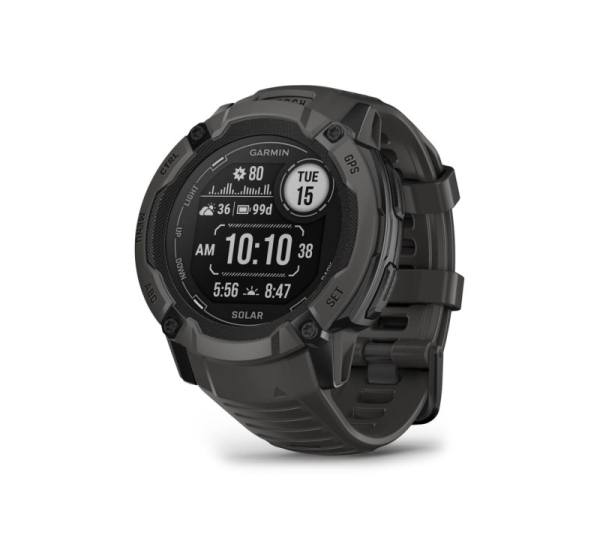 Garmin Instinct 2X Solar 2.79 cm (1.1") MIP 50 mm Digital 176 x 176 pixels Touchscreen Graphite GPS (satellite)