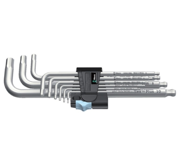Wera 05073544001 hex key L-shaped hex key set Metric 9 pc(s)
