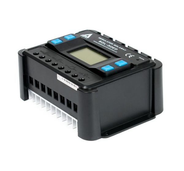 Solar charge controller AZO Digital PWM SOL-30ED 12/24 - 30A (LCD display)
