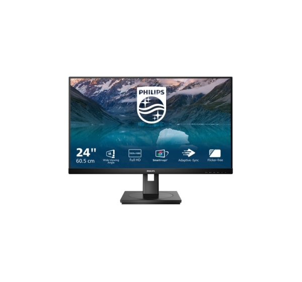 Philips S Line 242S9JML/00 LED display 61 cm (24") 1920 x 1080 pixels Full HD LCD Black