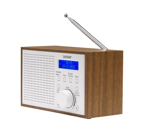 Denver DAB-46 Compact DAB+/FM Radio White