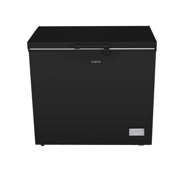 Chest freezer MPM-206-SK-18, capacity 198 L, 91 × 85 cm, inverter compressor, black