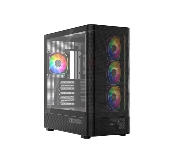 MODECOM Volcano Volcano AQ300 ARGB Midi Black
