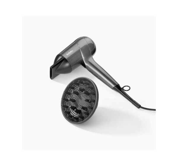 BaByliss Titanium Shine matu fēns, 1600 W, pelēks