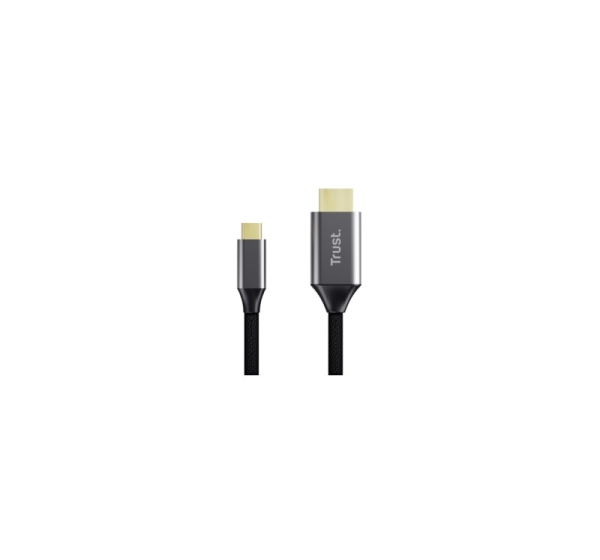 Video kabelis Trust Calyx USB-C Male - HDMI Male 2m Ultra HD 4K
