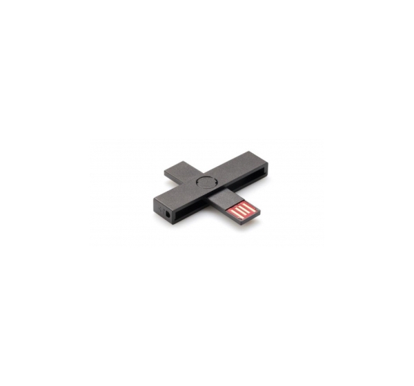 ID karšu lasītājs +ID eID / Smart Card Black USB