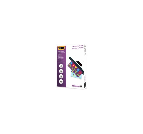 Laminēšanas plēve Fellowes A4 80 Micron - Matt Laminating Pouches (100 pack)