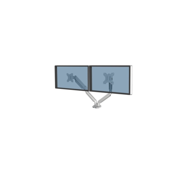 Monitora stiprinājums Fellowes PLATINUM Dual Monitor Arm Silver
