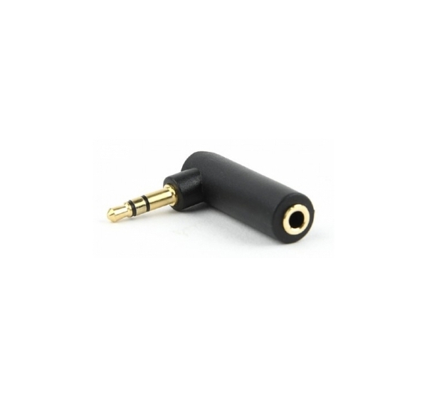 Gembird 3.5 mm stereo audio right angle adapter 90 degrees