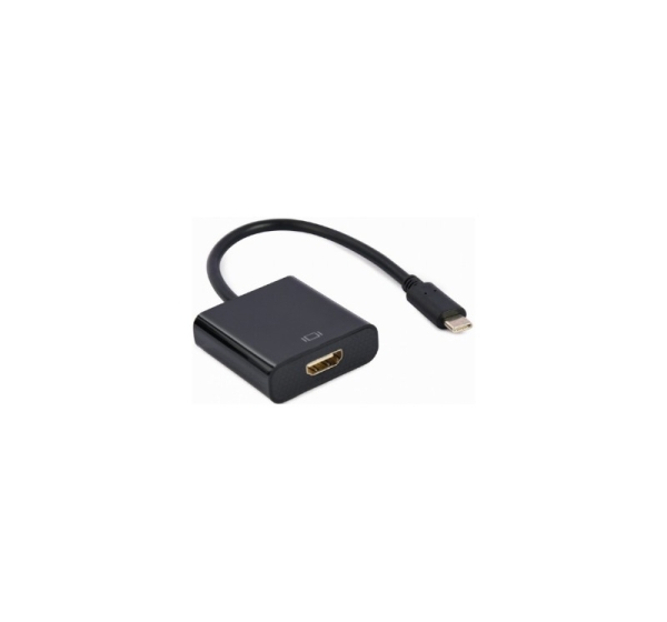 Adapteris Gembird USB Type-C Male - HDMI Female 4K@30Hz 15cm Black