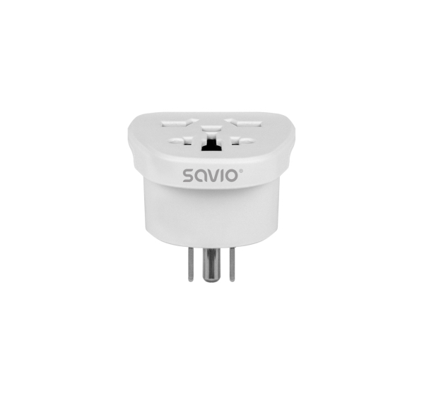 Strāvas adapteris SAVIO Travel adapter Global socket – US plug 10A