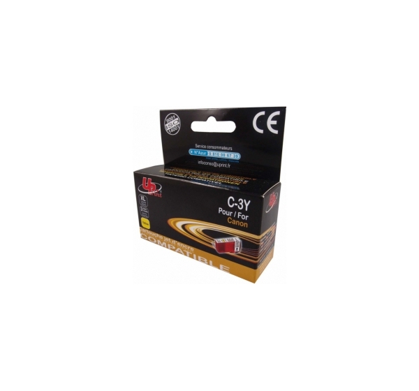 Tintes kārtridžs UPrint Canon BCI-3eY Yellow