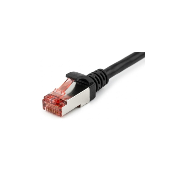 Kabelis Brackton Patch SF/UTP 0.25m CAT 6a Black
