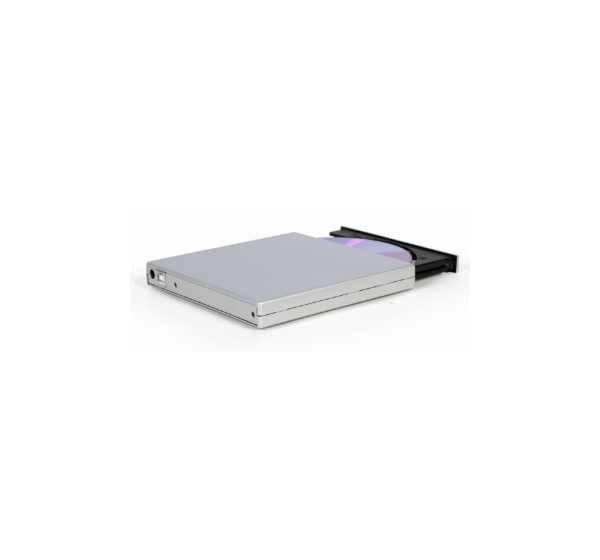 Ārējais diskdzinis Gembird Silver USB 2 CD DVD