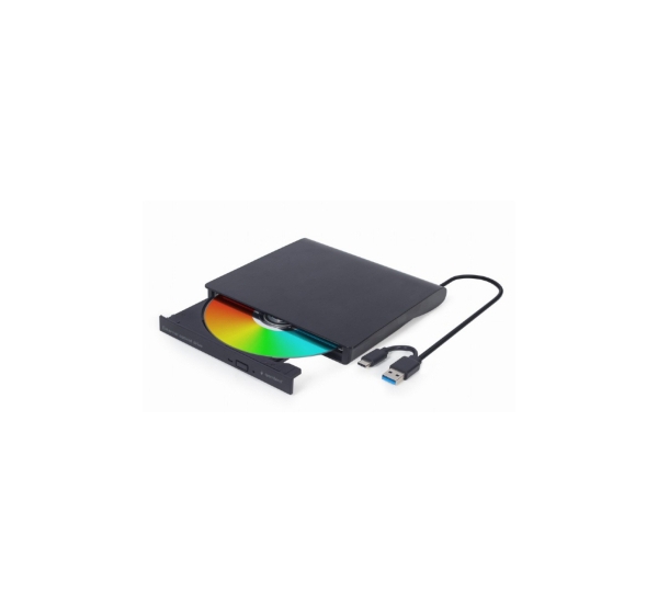 Ārējais diskdzinis Gembird USB Type-C USB 3 Gen 1 melns