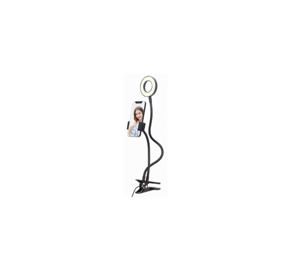 Gembird LED Selfie Ring Light with Phone Holder