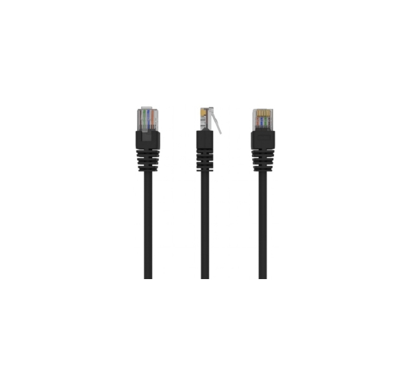 Kabelis Gembird Patch UTP 0.25 m CAT 5e Black