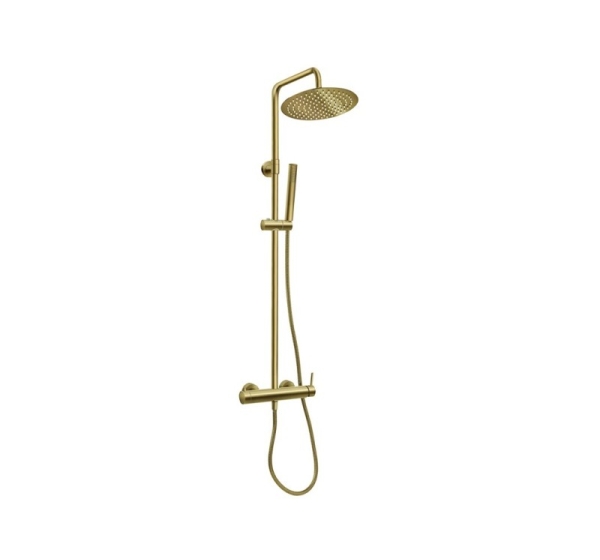 CIRICULUS SHOWER SET BRUSHED GOLD