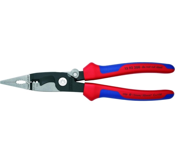 Pliers for electrical work 6-in-1