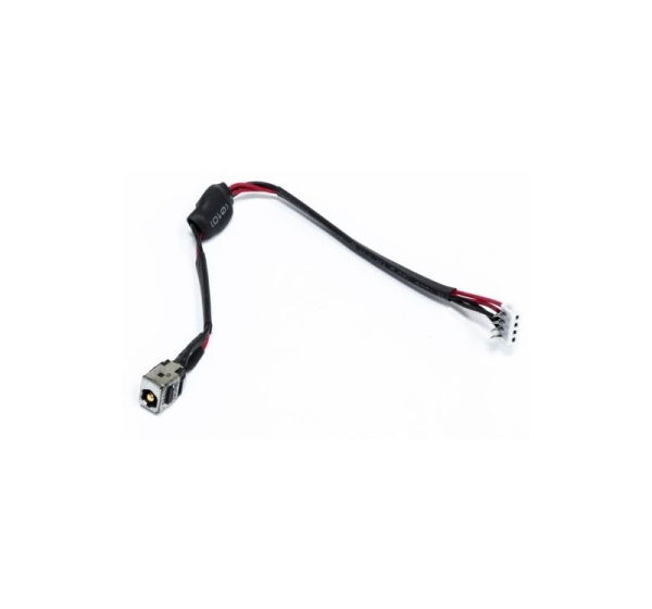 Power jack with cable, TOSHIBA Satellite A500, L455, L455D, L455D, L555, L555D Series