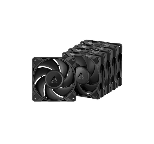ARCTIC P12 PRO PWM PST High-Performance Fans x5, 4-pin, 120mm, black