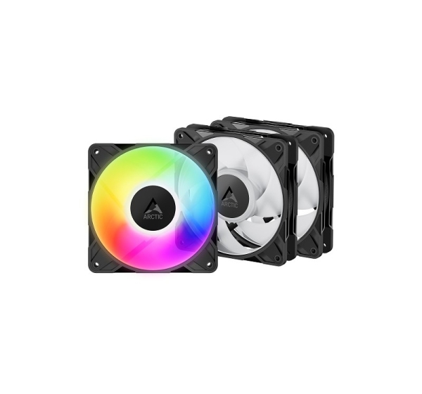 ARCTIC P12 PRO PWM PST A-RGB High-Performance Fans, 4-pin, 120mm, 3pcs