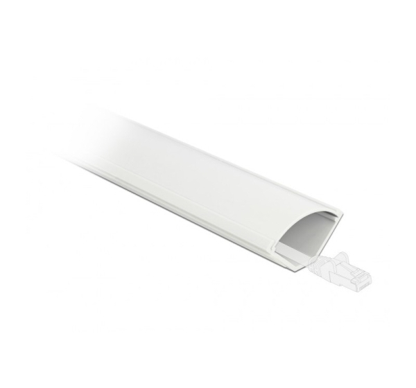 DeLOCK Corner Duct self-adhesive 56 x 32 mm - length 1 m white