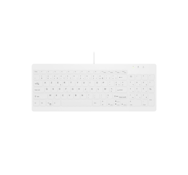 Contour Design Active Key Contour QuickClean Medical Keyboard IP68 Compact Wired White C7012