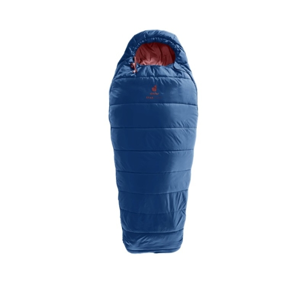 Deuter children's sleeping bag Starlight (130-170 cm) - nightblue/redwood