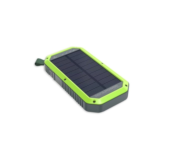 RealPower Powerbank PB-10000 Solar schwarz 10.000mAh