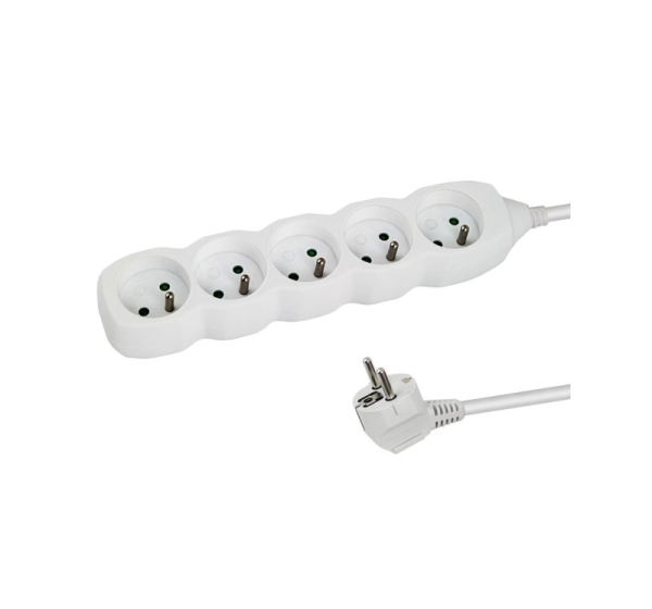 Esperanza ELK207W Power strip 5GN/1.5M White