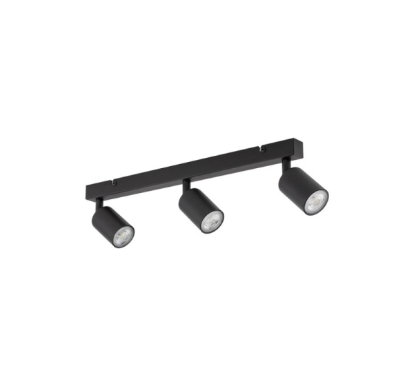 LAMP SPOT LIGHT TOP GU10 3X10W BK