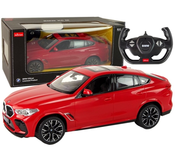 Auto Samochód Zdalnie Sterowany RC BMW X6 Rastar Pilot Czerwone 1:14