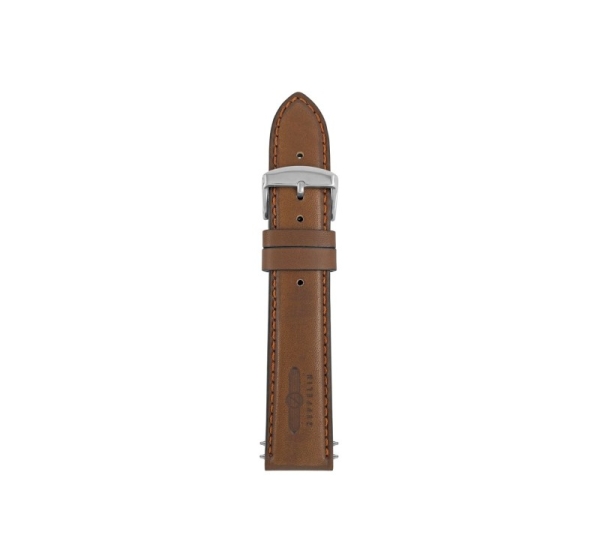 Zeppelin leather strap brown, 22 mm