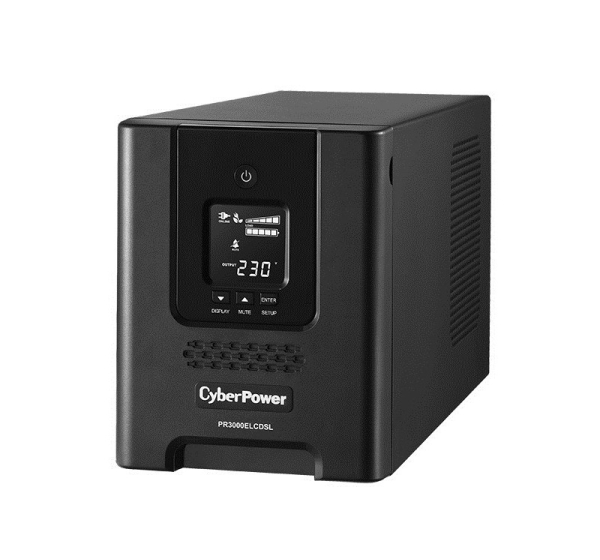 CyberPower PR3000ELCDSL uninterruptible power supply (UPS) Line-Interactive 3 kVA 2700 W 9 AC outlet(s)