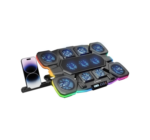 RAMPAGE GAMING GLACIER LAPTOP COOLING STAND black