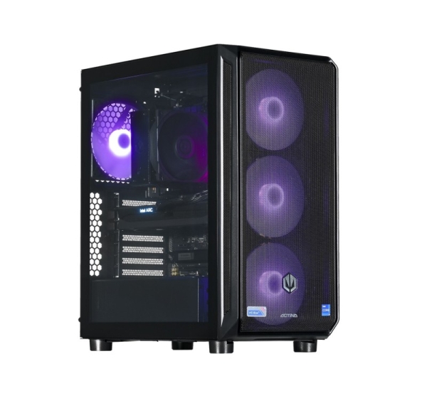Actina 5901443410270 PC AMD Ryzen™ 5 7500F 32 GB DDR5-SDRAM 1 TB SSD Intel Arc B580 Midi Tower Black