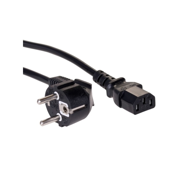 Akyga AK-PC-06A power cable Black 3 m CEE7/7 IEC C13