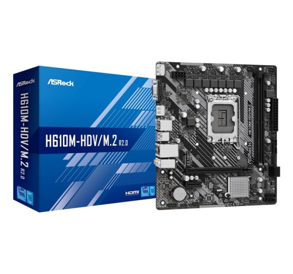Asrock H610M-HDV/M.2 R2.0 Intel H610 LGA 1700 micro ATX