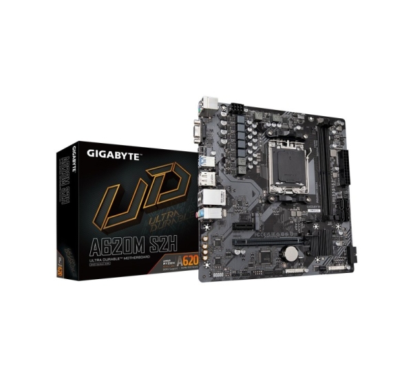 Motherboard Gigabyte A620M S2H (A620, AM5, mATX, DDR5)