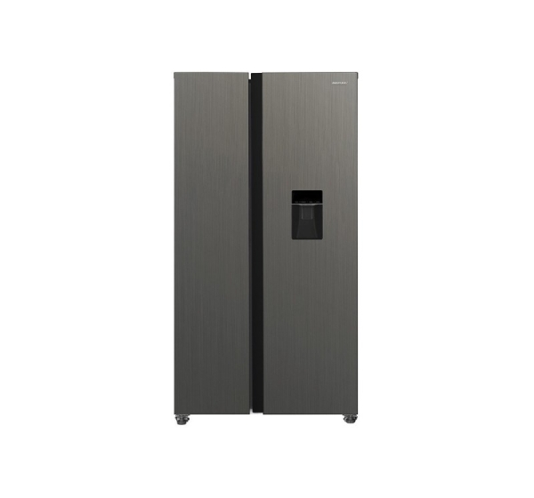 Total No Frost MPM-439-SBS-15/ND Side-by-Side Fridge, stainless steel, height 177 cm