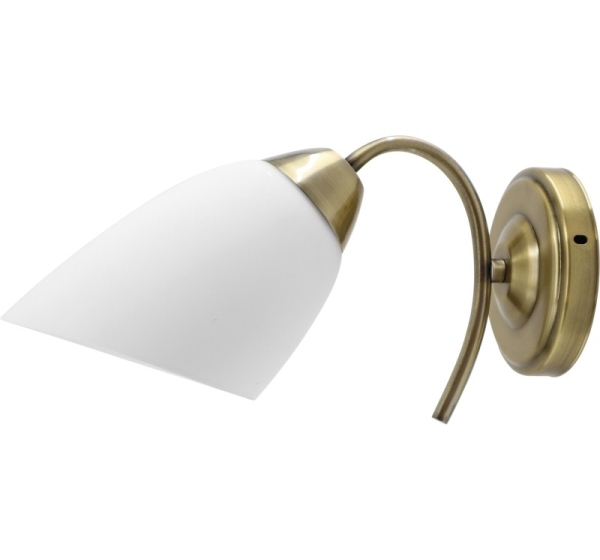 Classic single wall lamp Activejet NIKITA Patyna E27 for the living room