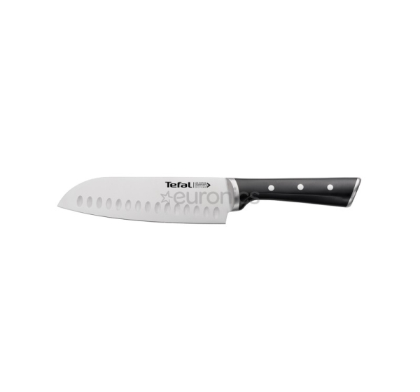 Tefal Ice Force, garums 18 cm, melna/nerūsējošā tērauda - Santoku nazis