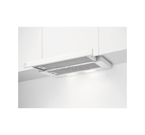 Electrolux, 410 m³/h, balta - Iebūvējams tvaika nosūcējs