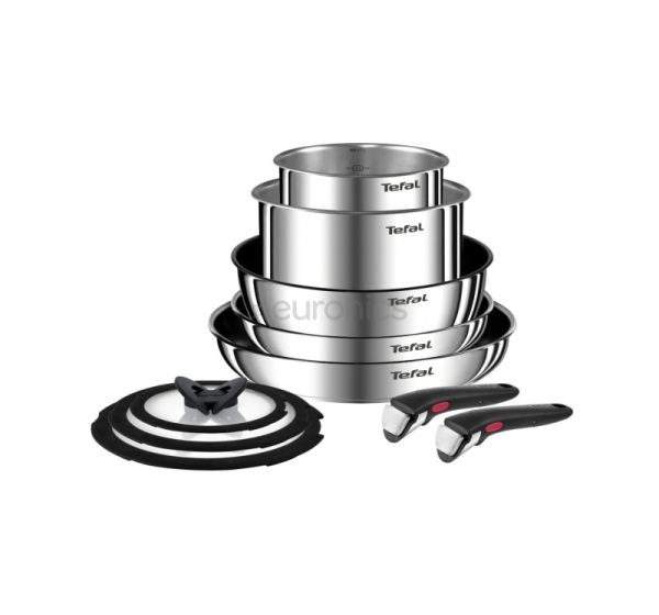 Tefal Ingenio Emotion, nerūsējošā tērauda - Katlu un pannu komplekts