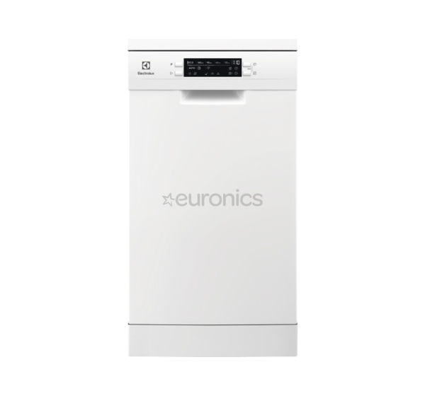 Electrolux 600 Slim, 10 komplekti, platums 44.6 cm, balta - Trauku mazgājamā mašīna