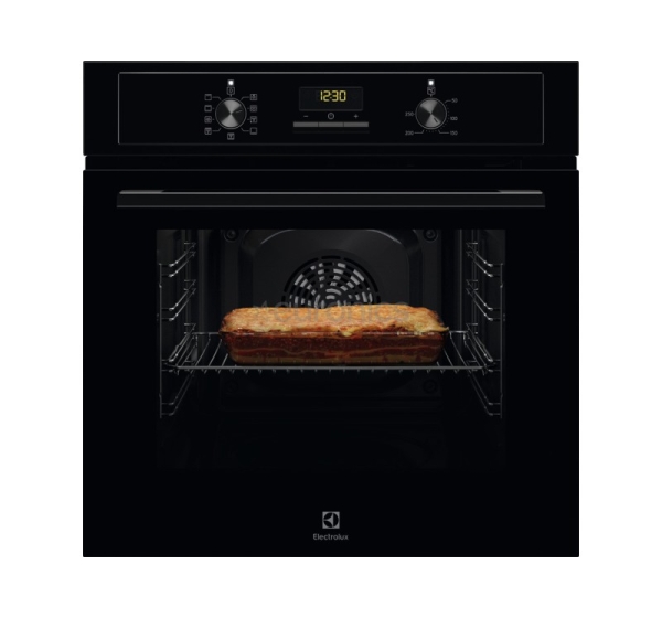 Electrolux SurroundCook 600, 65 L, melna - Iebūvējama cepeškrāsns