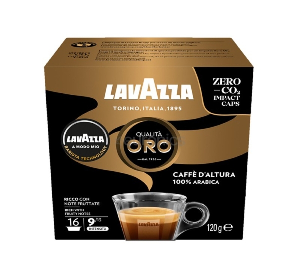 Lavazza A Modo Mio, Qualità Oro Mountain Grown, 16 porcijas - Kafijas kapsulas