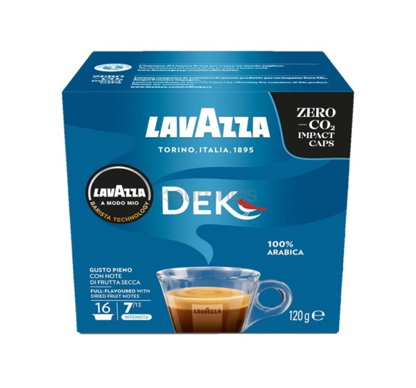 Lavazza A Modo Mio, Dek Cremoso, 16 porcijas - Kafijas kapsulas