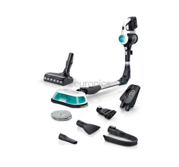 Bosch Unlimited 7 ProHygienic Aqua, 2in1, черный/белый - Беспроводной пылесос